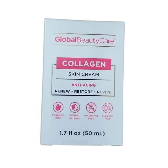 Global Beauty Care Premium Collagen Skin Cream Anti Aging Moisture Rich 1.7 oz. - Picture 3 of 9